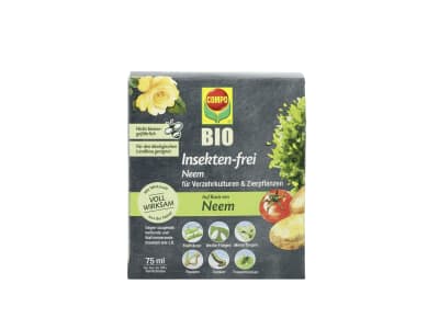 COMPO BIO Insekten-frei Neem 75 ml Schachtel gegen Saugende, Beißende & blattminierende Insekten 300 m²