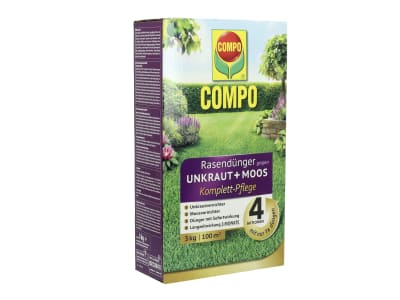 COMPO Rasendünger Unkraut Moos  3 kg Schachtel 100 m² Granulat