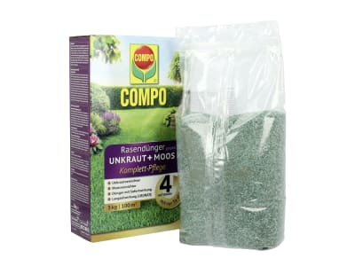 COMPO Rasendünger Unkraut Moos  3 kg Schachtel 100 m² Granulat