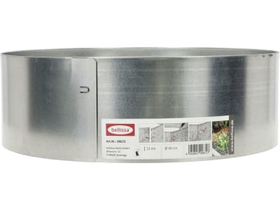bellissa Rasenkante Kreis Stahlblech, verzinkt silver   Durchmesser:40 cm