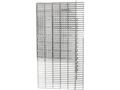 bellissa Gabionen-Kräuterspirale Cantone eckig 120 x 110 x 70 cm  silver , Füllmenge 370 l