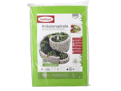 bellissa Gabionen-Kräuterspirale rund 200 x 150 x 80 cm  silver , Füllmenge 700 kg