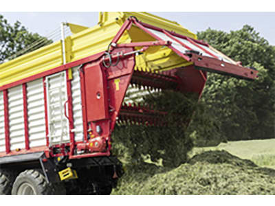 Pöttinger Ladewagen "Faro 4010 D Combiline" Ladevolumen 22 m³ mit Mehrzweck-Rotor, 2 Dosierwalzen Pöttinger Ladewagen "Faro 4010 D Combiline" Ladevolumen 22 m³ mit Mehrzweck-Rotor, 2 Dosierwalzen
