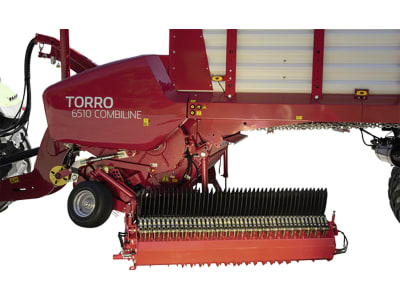 Pöttinger Ladewagen "Torro 7010 D Combiline" Ladevolumen 38,5 m³ mit Mehrzweck-Rotor, 2 Dosierwalzen