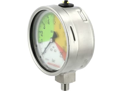Amazone Manometer, Ø 100 mm, Betriebsdruck von/bis (kalk) 0 bis 25 bar, GD086