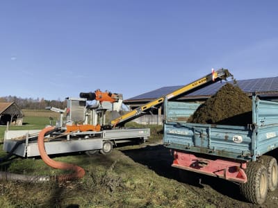 Paulmichl Gülleseparator "PM300" mit Beschickungspumpe