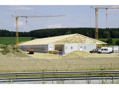 Geflügelstall, Gebäudehülle/komplett schlüsselfertig