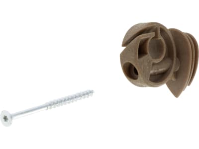 Ako Ringisolator "Easy Drill SX Green" 50 St., braun, für Draht, Seil, Litze, Breitband bis 10 mm, 44377/502 Ako Ringisolator "Easy Drill SX Green" 50 St., braun, für Draht, Seil, Litze, Breitband bis 10 mm, 44377/502