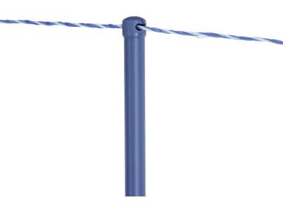 Ako Schafzaun "TitanNet Premium Vario" 122 cm/50 m, weiß; blau, mit Doppelspitze, stromführend, 27833