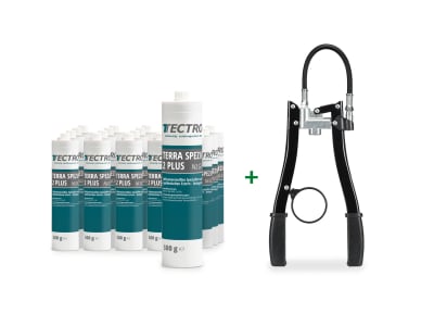 Set: TECTROL TERRA SPEZIAL-FETT 2 PLUS (20x 500 g Patrone) mit System-Fettpresse Set: TECTROL TERRA SPEZIAL-FETT 2 PLUS (20x 500 g Patrone) mit System-Fettpresse