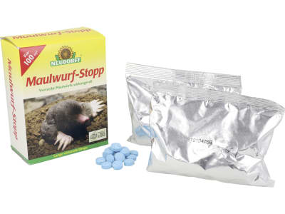 NEUDORFF Maulwurf-Stopp vertreibt Maulwürfe wirkungsvoll mit speziellen Duftsubstanzen. 200 g Schachtel NEUDORFF Maulwurf-Stopp vertreibt Maulwürfe wirkungsvoll mit speziellen Duftsubstanzen. 200 g Schachtel