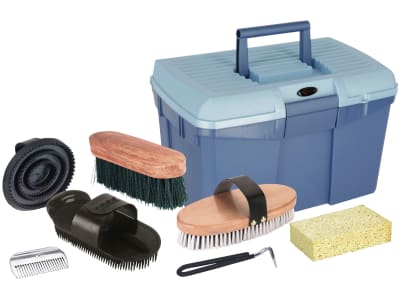 KERBL Putzbox 8-teilig, herausnehmbarer Einsatz, 321775 KERBL Putzbox 8-teilig, herausnehmbarer Einsatz, 321775