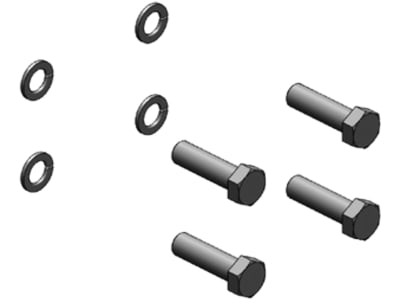 scharmüller Schraubensatz M 16 für Kugeleinsatz K80® mit Flansch, 00.950.14.0