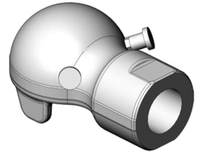 scharmüller Zugöse "K50", M 30 x 2, mit Verdrehsicherung, Zug-Kugelkupplung für Zwangslenkung, 00.662.003.0