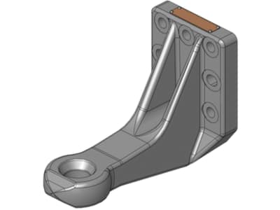 scharmüller Zugöse "65250", Ø Öse 40 mm mit 8-Loch-Flansch, Stützlast 2.500 kg, D-Wert 83,9 kN, 00.652.50.1-A02