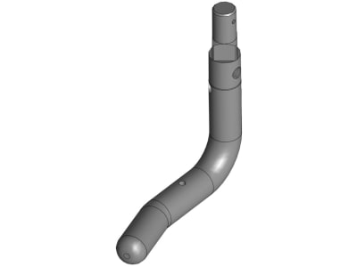 scharmüller Betätigungshebel mit Druckstück und Wurmschraube, Ø 20 mm, für Zugmaul A10/A11 ab Bj. 10.09, 10.730.505.0