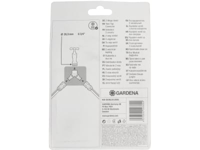 Gardena 2-Wege-Ventil   Absperrventil Wasser 00938-20