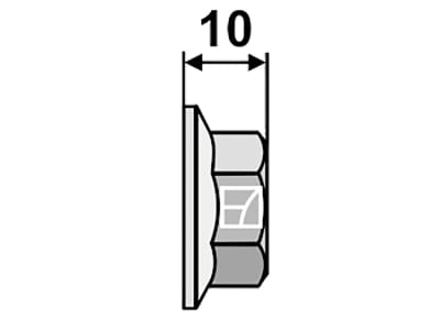Industriehof® Sechskantmutter DIN 6927 M 12 x 1,75 - 10.9, mit Flansch, 410-1002 Industriehof® Sechskantmutter DIN 6927 M 12 x 1,75 - 10.9, mit Flansch, 410-1002