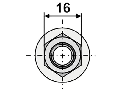 Industriehof® Sechskantmutter DIN 6927 M 10 x 1,5 - 10.9, mit Flansch, 410-1003 Industriehof® Sechskantmutter DIN 6927 M 10 x 1,5 - 10.9, mit Flansch, 410-1003