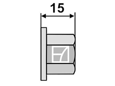 Industriehof® Sechskantmutter DIN 6927 M 10 x 1,5 - 10.9, mit Flansch, 410-1003