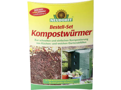 NEUDORFF Kompostwürmer zur Kompostierung von Küchen- und weichen Gartenabfällen NEUDORFF Kompostwürmer zur Kompostierung von Küchen- und weichen Gartenabfällen