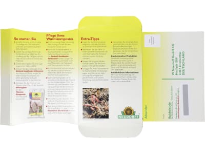 NEUDORFF Kompostwürmer zur Kompostierung von Küchen- und weichen Gartenabfällen NEUDORFF Kompostwürmer zur Kompostierung von Küchen- und weichen Gartenabfällen