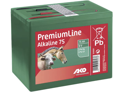 Ako Weidezaunbatterie "Premium Line" 9 V/75 Ah Alkali/Mangan (Alkaline), 350681