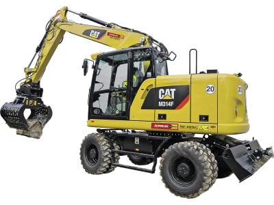 Caterpillar Mobilbagger M 314F bis 15 t Caterpillar Mobilbagger M 314F bis 15 t