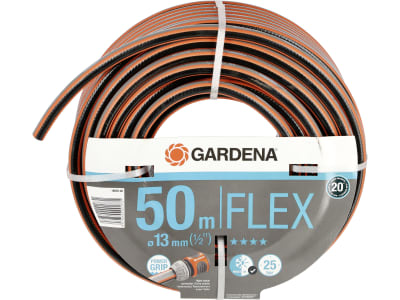 Gardena Comfort FLEX Gartenschlauch  50 m  1/2" schwarz; orange Schlauch, Wasserschlauch 25 bar 18039-20