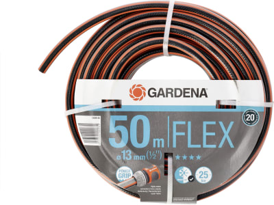 Gardena Comfort FLEX Gartenschlauch  50 m  1/2" schwarz; orange Schlauch, Wasserschlauch 25 bar 18039-20