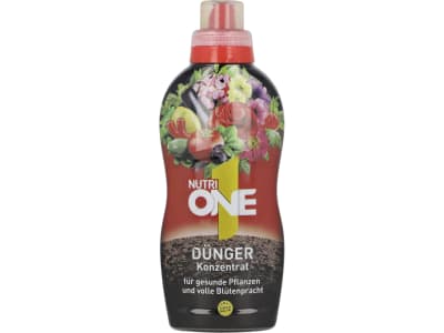 NutriONE Universaldünger alles in einem, innovativer, NPK 5,5-5-7,5 , Universaldünger mit wertvollen Pflanzenextrakten und Spurenelementen 500 ml   