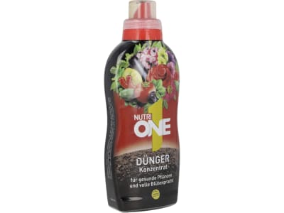 NutriONE Universaldünger alles in einem, innovativer, NPK 5,5-5-7,5 , Universaldünger mit wertvollen Pflanzenextrakten und Spurenelementen 500 ml   