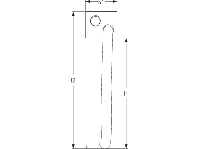 SIMTECX Sicherheitsklappsplint "SX3 KFS" 11,5 x 52 mm, 11,2 x 52 mm, für Kugelfangprofile, KFS1152