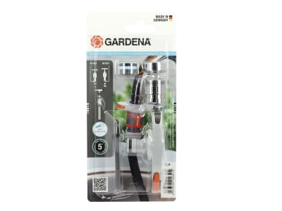 Gardena Textilschlauch Gartenschlauch Liano mit Hahnverbinder Indoor  10 m  1/2" schwarz  35 bar 18427-32