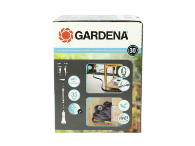 Gardena Textilschlauch Gartenschlauch Liano mit Hahnverbinder Indoor  10 m  1/2" schwarz  35 bar 18427-32