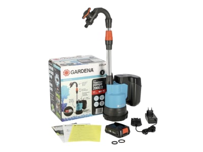 GARDENA Akku-Regenfasspumpe 2000/2 Tauchpumpe, Fasspumpe 14602-61 günstig 18V Shop P4A kaufen BayWa | Set Wasserpumpe, Ready-To-Use online