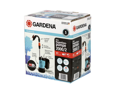 Tauchpumpe, Shop GARDENA 18V 2000/2 Wasserpumpe, kaufen Set Fasspumpe P4A | Akku-Regenfasspumpe BayWa online günstig Ready-To-Use 14602-61