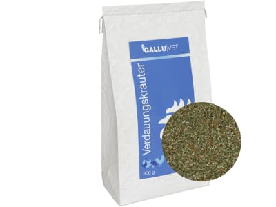 GALLUVET Verdauungskräuter Kräuter für Hühner und Geflügel Faser 300 g Beutel