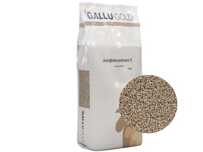 GALLUGOLD Junghennenkorn C pelletiertes Alleinfutter mit Kokzidiostatikum zur Aufzucht von Junghennen Pellet 5 kg Sack GALLUGOLD Junghennenkorn C pelletiertes Alleinfutter mit Kokzidiostatikum zur Aufzucht von Junghennen Pellet 5 kg Sack