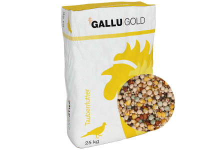 GALLUGOLD Tauben Bayern-Mix OG Taubenfutter als Basis für eigene Zucht-, Reise- und Ganzjahresmischungen Körner 25 kg Sack