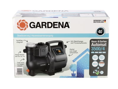 Gardena Haus- & Gartenautomat 3500/4 Wasserpumpe, Gartenpumpe, Hauswasserpumpe 01757-61 Gardena Haus- & Gartenautomat 3500/4 Wasserpumpe, Gartenpumpe, Hauswasserpumpe 01757-61