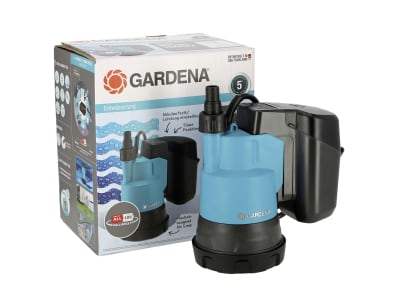 Gardena Akku-Klarwasser-Tauchpumpe 2000/2 18V P4A ohne Akku, ohne Ladegerät Klarwasserpumpe, Wasserpumpe, Tauchpumpe 14600-66