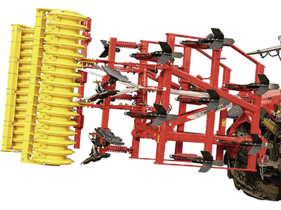 Pöttinger Grubber "Synkro 5030 K" 5,0 m 3-balkig Dreipunktanbau Kat. 2