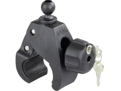 RAM® MOUNTS Halteklammer "Tough-Claw™" groß, abschließbar, mit C-Kugel 38,1 mm/1,5", Klemmbereich 25,4 – 57,1 mm, 