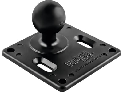 RAM® MOUNTS Basisplatte mit C-Kugel 38,1 mm/1,5", Lochbild VESA MIS-D (75 x 75 mm), quadratisch, RAM-2461U