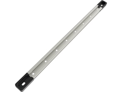RAM® MOUNTS Schiene "Tough-Track™" 406,4/330,2 mm, Aluminium/Kunststoff silber; schwarz, mit Endkappen, RAM-TRACK-EXA-13U