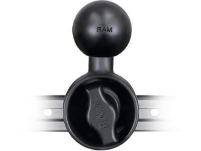 RAM® MOUNTS Schienenadapter "Track Ball™" mit C-Kugel 38,1 mm/1,5", Befestigung T-Slot geschraubt 12,2 x 24,1 mm, Kugel seitlich, für Schienen mit T-Bolt-System, RAP-354-AAPRU