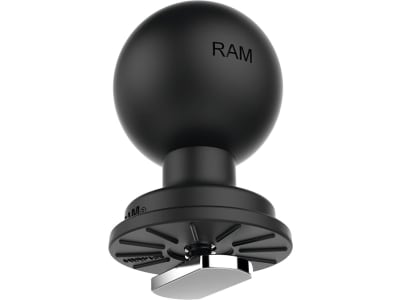 RAM® MOUNTS Schienenadapter "Track Ball™" mit C-Kugel 38,1 mm/1,5", Befestigung T-Slot geschraubt 12,2 x 24,1 mm, für Schienen mit T-Bolt-System, RAP-354U-TRA1