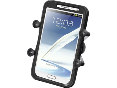 RAM® MOUNTS Handyhalter "X-Grip®" mit B-Kugel 25,4 mm/1", für große Smartphones (Phablets) von 44,5 – 114,3 mm Breite, 