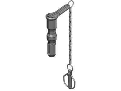 scharmüller Anhängebolzen mit Sicherungskette und Klappsplint, für Bolzenkupplung CHS (38 mm), 02.450.1110 scharmüller Anhängebolzen mit Sicherungskette und Klappsplint, für Bolzenkupplung CHS (38 mm), 02.450.1110
